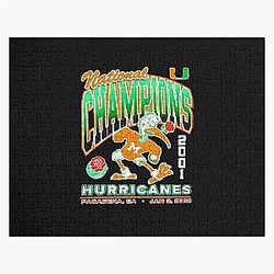 Official Miami Hurricanes 2001 National Champions Jigsaw Puzzle