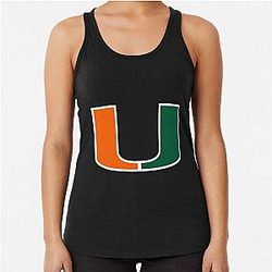 Miami Hurricanes Racerback Tank Top