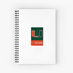 Miami Hurricanes Merch For Fans Miami Hurricanes Notebook