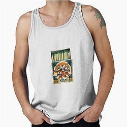 University of Miami Hurricanes Vintage Football Match Tank Top