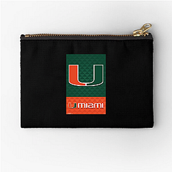 Miami Hurricanes Merch For Fans Miami Hurricanes Zipper Pouches