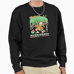 Miami Hurricanes 2001 National Champions Pullover Sweatshirt
