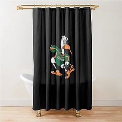 Miami Hurricane Shower Curtain