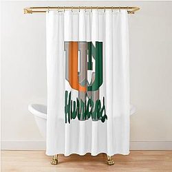 Miami Hurricanes Shower Curtain