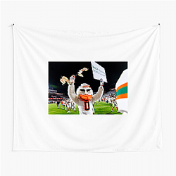 Miami Hurricanes Merch Collection Miami Hurricanes Tapestries