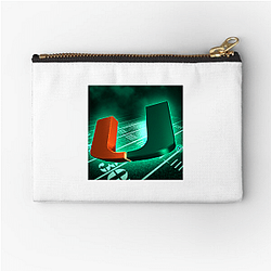 Miami Hurricanes Merchandise For Fans Miami Hurricanes Zipper Pouches