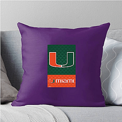 Miami Hurricanes Merch For Fans Miami Hurricanes Pillows Cover