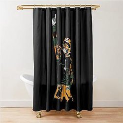 Micah Parsons Football Shower Curtain