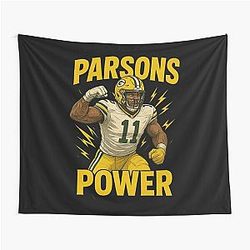 Micah Parsons Green Bay Packers Defense Sportswear Tapestry