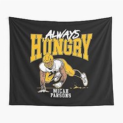 Micah Parsons Always Hungry Bay Tapestry