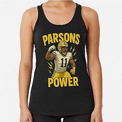 Micah Parsons Green Bay Packers Defense Sportswear Racerback Tank Top