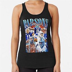 Micah Parsons Football Racerback Tank Top
