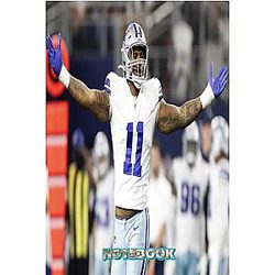 Micah Parsons NFL Lined Notebook, Soft Cover, 100 Pages, 6 x 9 Inches, Thanksgiving Notebook Gift Ideas #553