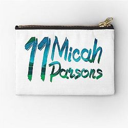 Micah Parsons Sticker Zipper Pouch