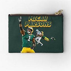 Micah Parsons Fan Zipper Pouch