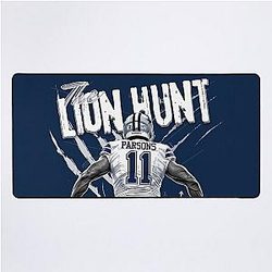 Micah Parsons The Lion Hunt Parsons Desk Mat