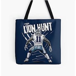 Micah Parsons The Lion Hunt Parsons 11 All Over Print Tote Bag