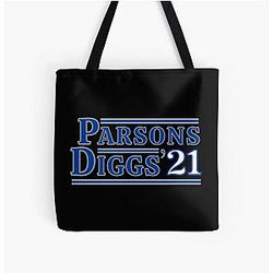 Trevon Diggs and Micah Parsons 2021 Shirt All Over Print Tote Bag