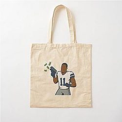 Dallas Cowboys Micah Parsons Making it Rain Sticker Tote Bag