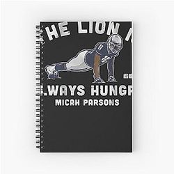 Micah Parsons Essential T-Shirt Spiral Notebook