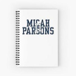 Micah Parsons Spiral Notebook