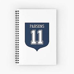 Micah Parsons Spiral Notebook