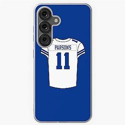 Micah Parsons Home Jersey Soft Case for Samsung Galaxy