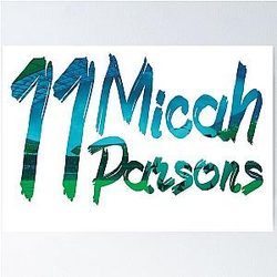 Micah Parsons Sticker Poster