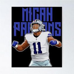 Micah Parsons Emotion Bold Poster