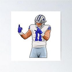 Micah Parsons Action Games Poster