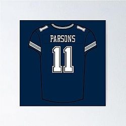 Micah Parsons Jersey Poster