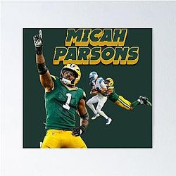 Micah Parsons Fan Poster