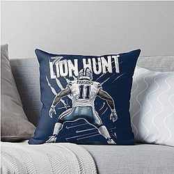 Micah Parsons The Lion Hunt Parsons Throw Pillow