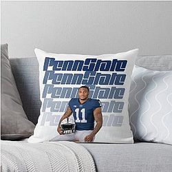 Penn State Micah Parsons Throw Pillow