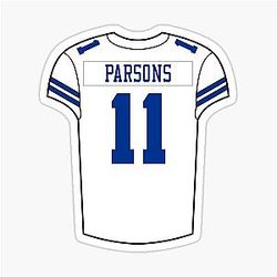 Micah Parsons Jersey Sticker