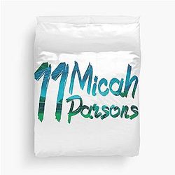 Micah Parsons Sticker Duvet Cover