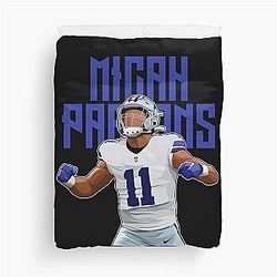 Micah Parsons Bold Duvet Cover