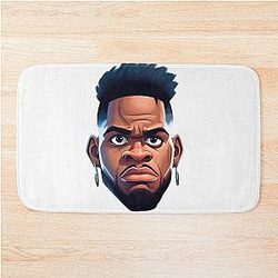 Caricature of Micah Parsons Bath Mat.