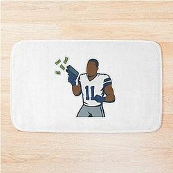 Dallas Cowboys Micah Parsons Making Rain Sticker Bath Mat