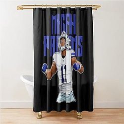 Micah Parsons Bold Shower Curtain