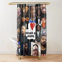 Michael B. Jordan photo Shower Curtain