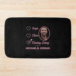 Mentally Dating Michael Jordan Bath Mat
