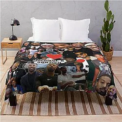Michael B. Jordan Throw Blanket