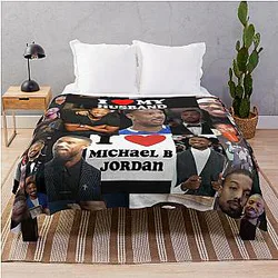 Michael B. Jordan Throw Blanket