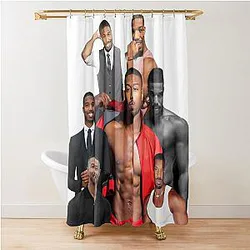 Michael B. Jordan Shower Curtain