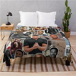 Michael B. Jordan Throw Blanket