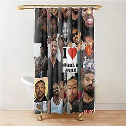 Michael Jordan Shower Curtain