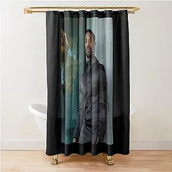 michael b. jordan Shower Curtain