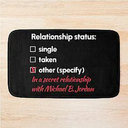 Michael Jordan Relationship Bath Mat