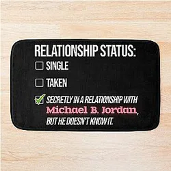 Relationship with Michael Jordan Bath Mat
